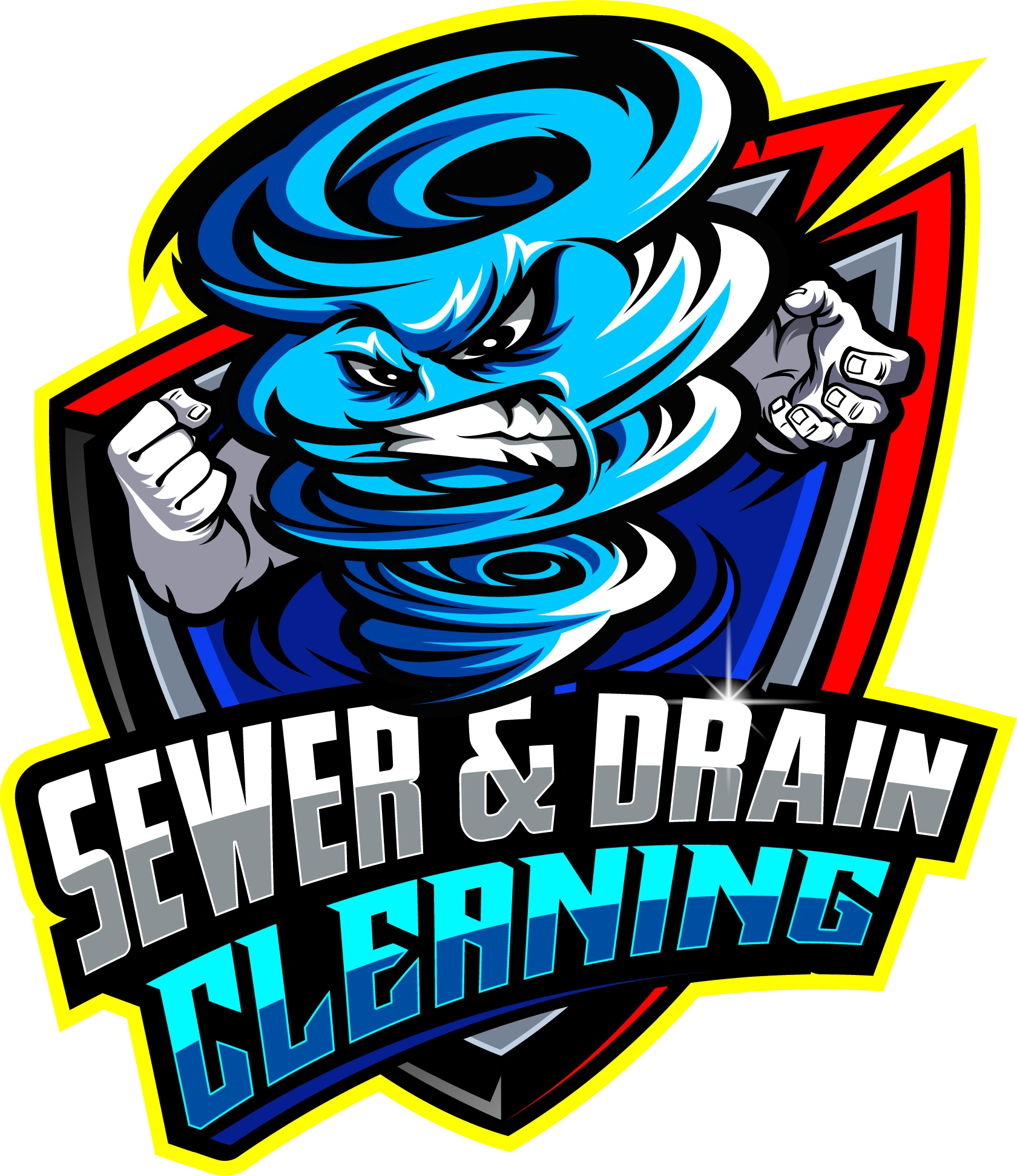 Sewer & Drain Cleaning mascot